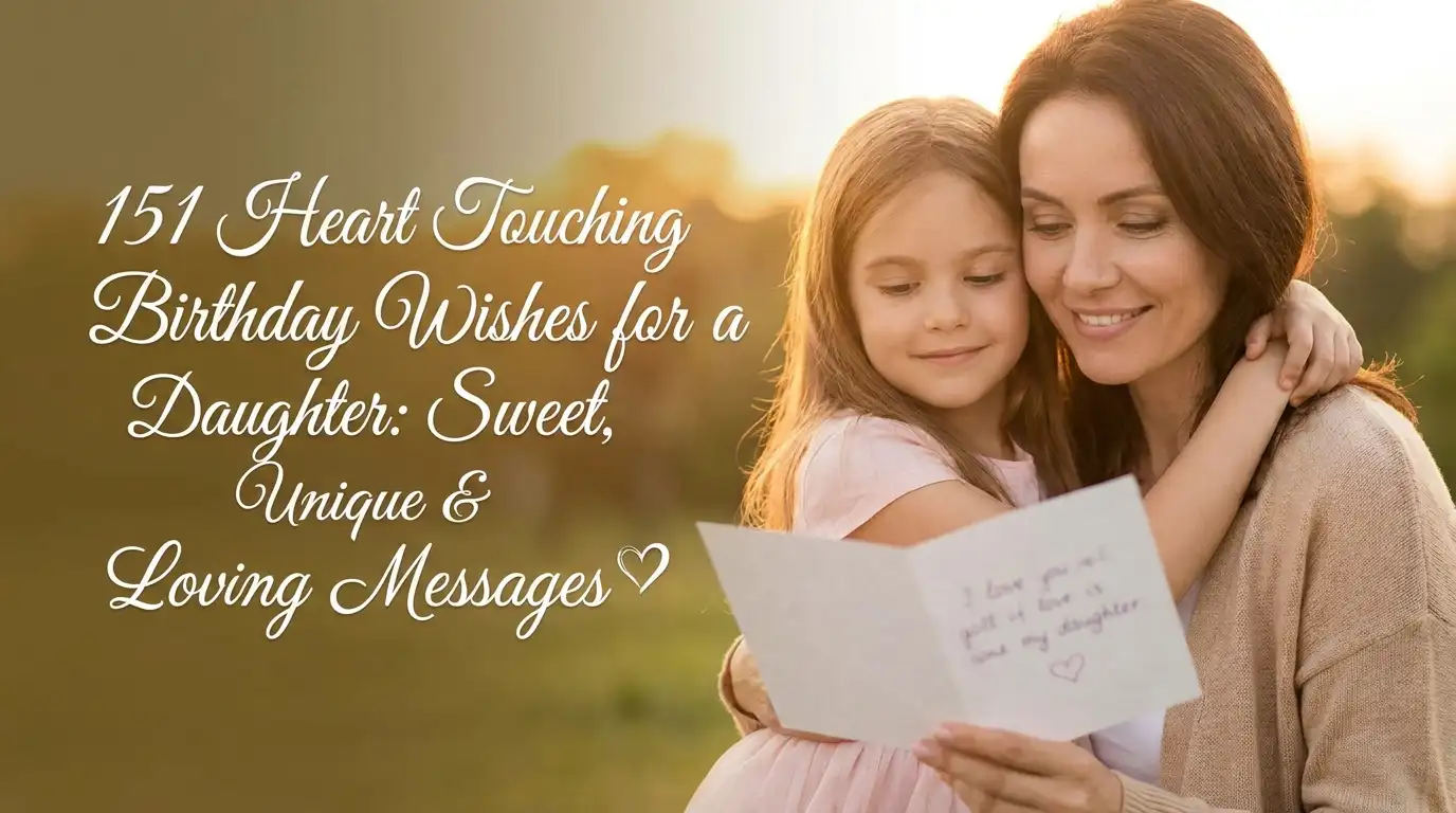 151 Heart Touching Birthday Wishes for a Daughter: Sweet, Unique & Loving Messages