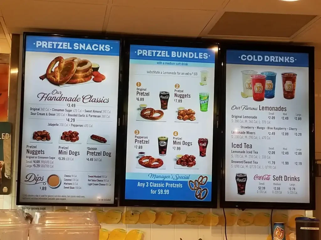 Auntie Anne's Menu USA Prices 2026 (Updated) 1 Auntie Anne's Menu USA Prices 2026 (Updated)