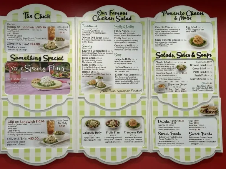 Chicken Salad Chick USA Menu with Prices (2026 Updated)