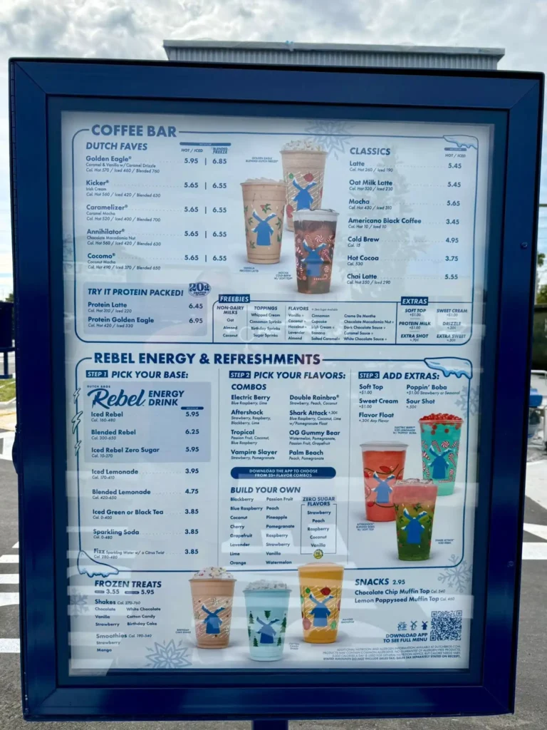Dutch Bros Menu USA Prices Updated 2026 1 Dutch Bros Menu USA Prices Updated 2026