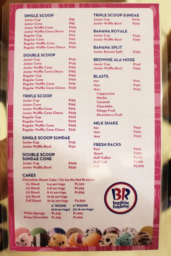 Baskin Robbins Menu With Prices, Pictures, Calories & PDF | Updated 2026 1 Baskin Robbins Menu With Prices, Pictures, Calories & PDF | Updated 2026