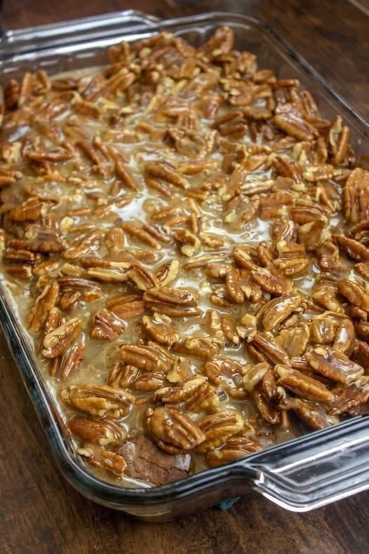 Southern Pecan Upside-Down Cake