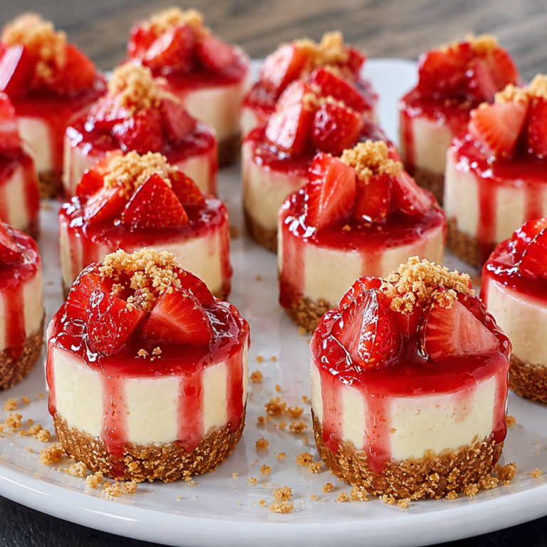 Strawberry Cheesecake Bites