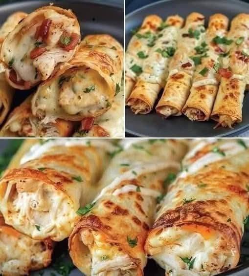 High-Protein Cheesy Chicken Roll-Ups