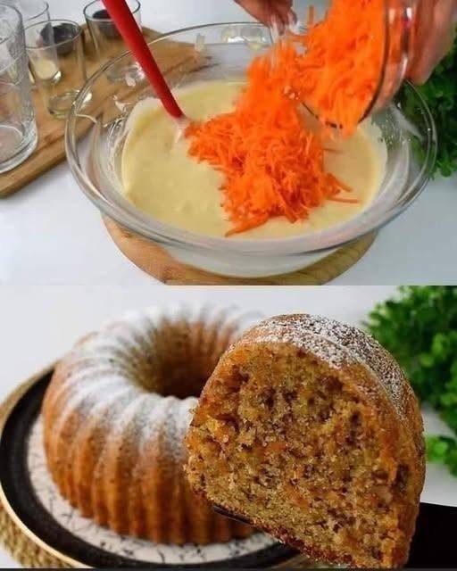 Moist Homemade Carrot Bundt Cake