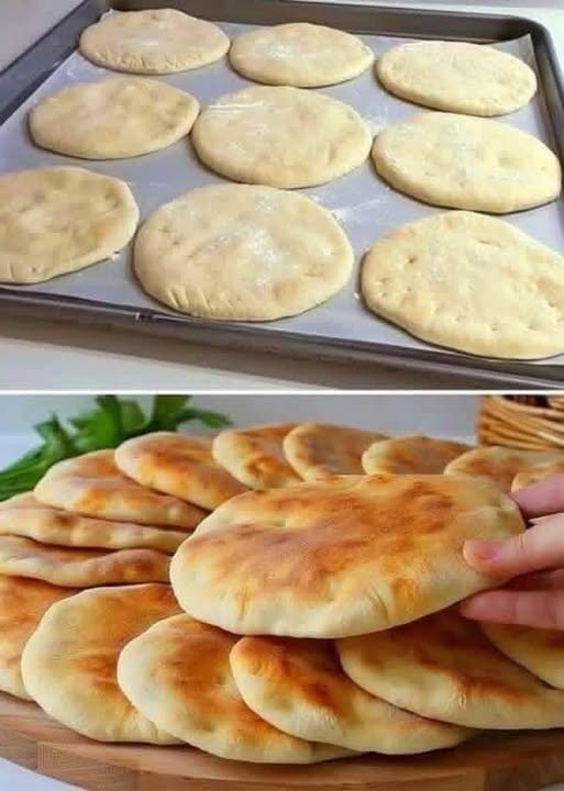 Soft Homemade Skillet Pita Bread