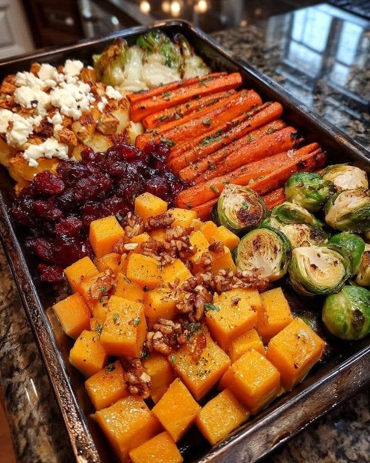 Sheet Pan Roasted Fall Veggies
