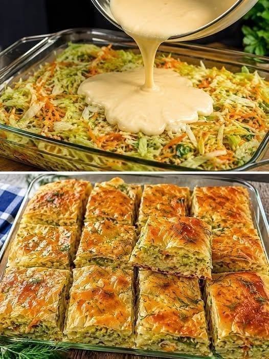 Savory Cabbage & Vegetable Bake