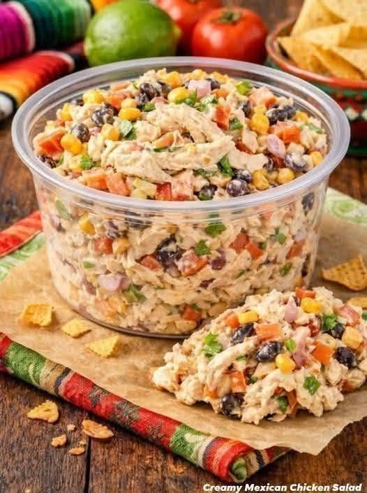 Creamy Mexican Chicken Salad