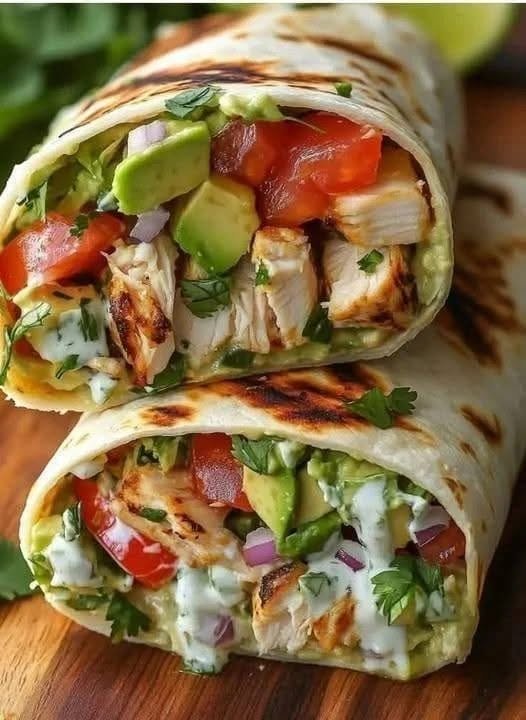 Grilled Chicken Avocado Wrap