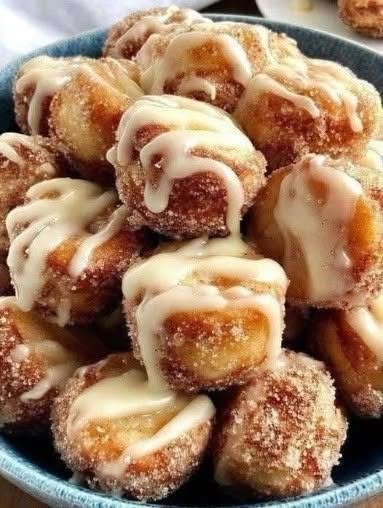 Cinnamon Sugar Cream Cheese Biscuit Bites