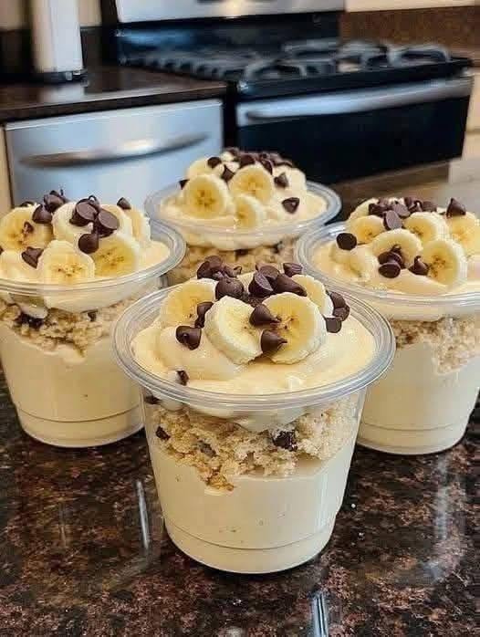 No-Bake Banana Pudding Dessert Cups