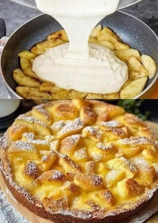 Apple Skillet Cake