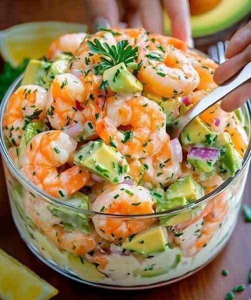 Creamy Shrimp & Avocado Salad