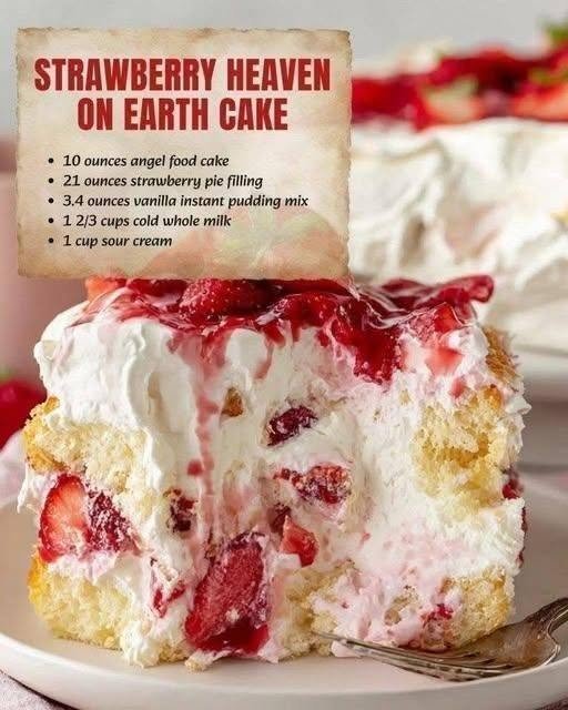 Strawberry Heaven on Earth Cake