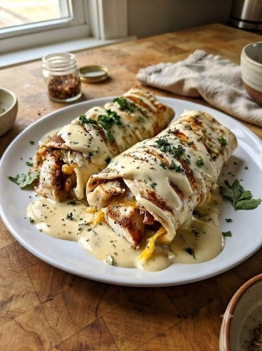 Tender Chicken & Cheese Tortillas