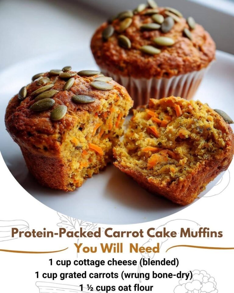 Protein-Packed Carrot Cake Muffins
