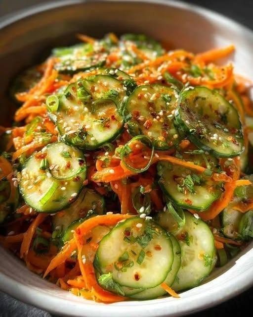 Asian Cucumber Carrot Salad