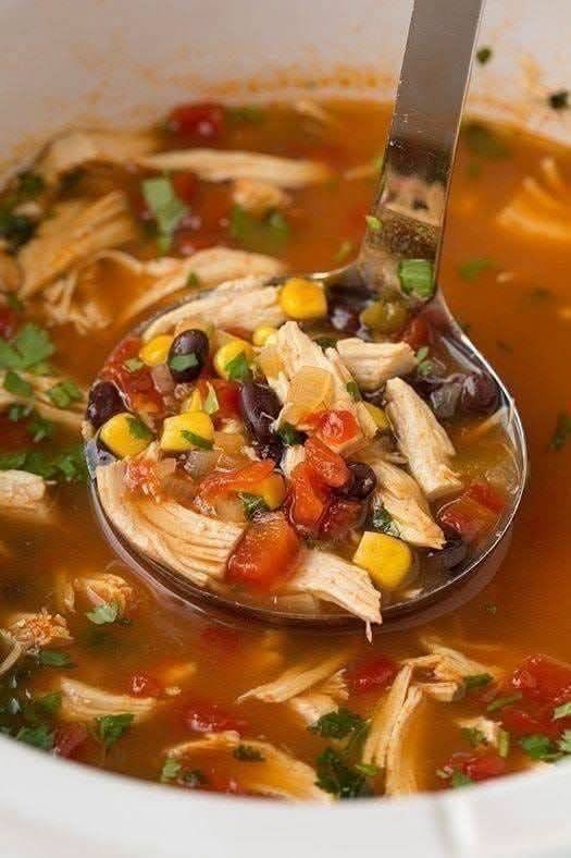 Mexican Chicken Taco Soup