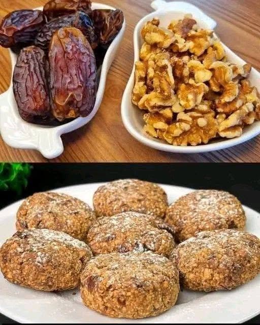 Date & Walnut Energy Cookies