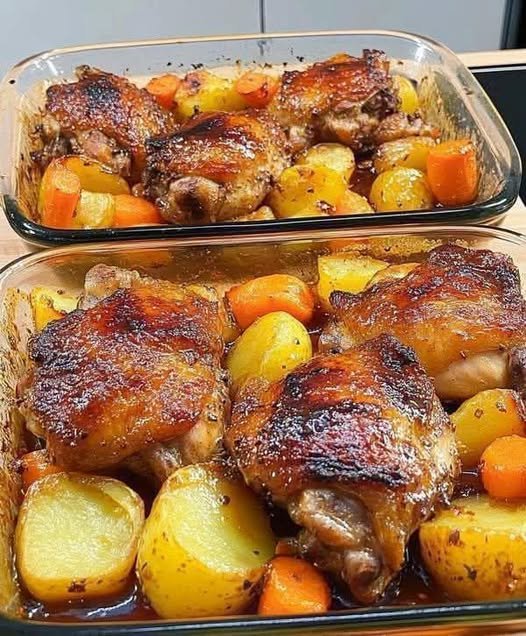 Chicken Thighs & Potatoes Delight