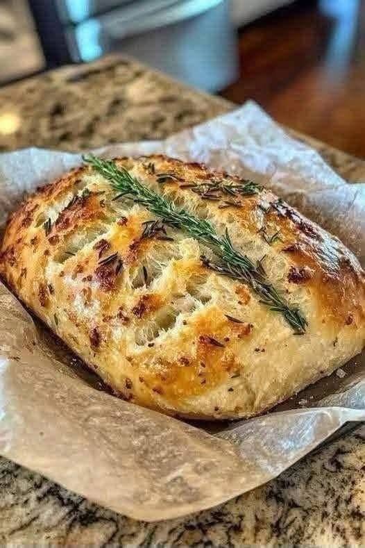 Rosemary & Cheese Artisan Bread