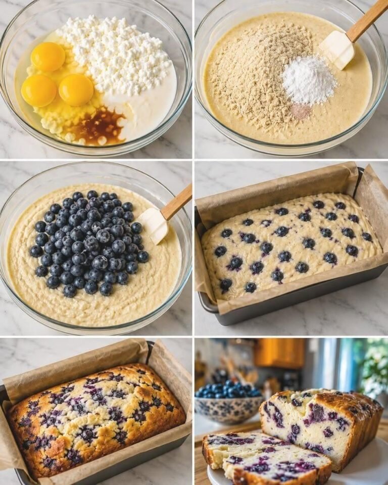 Blueberry Cottage Cheese Bread