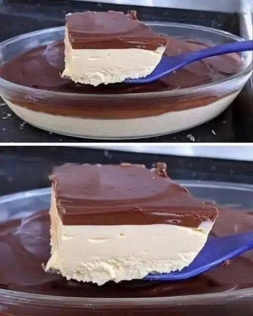 No-Bake Chocolate Cream Cheese Pudding Dessert