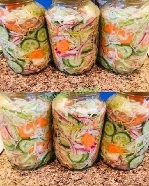 Pickled Garden Vegetable Salad