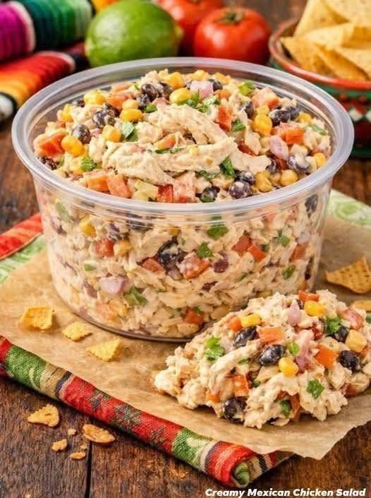 Creamy Mexican Chicken Salad