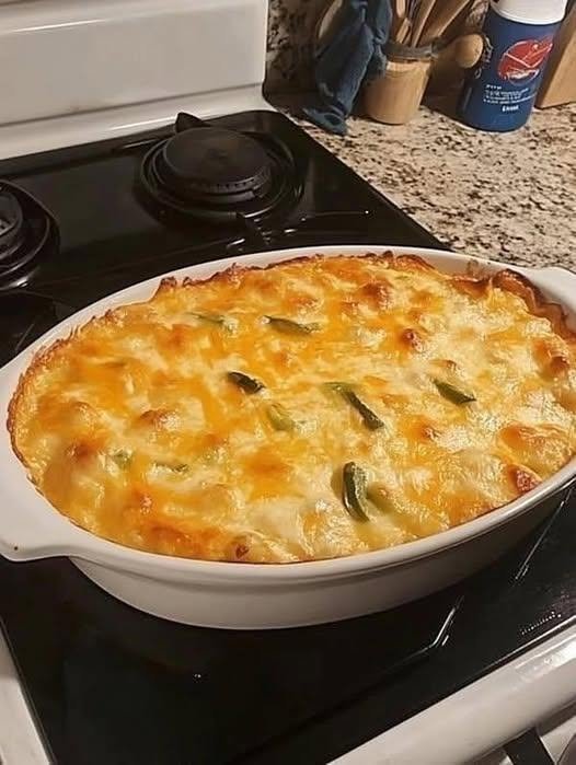 Creamy Chicken Fajitas casserole