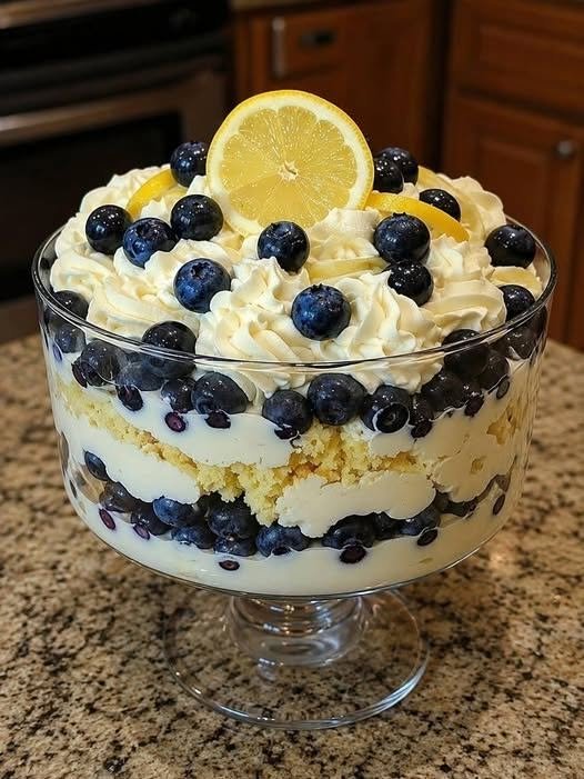 Lemon Blueberry Trifle