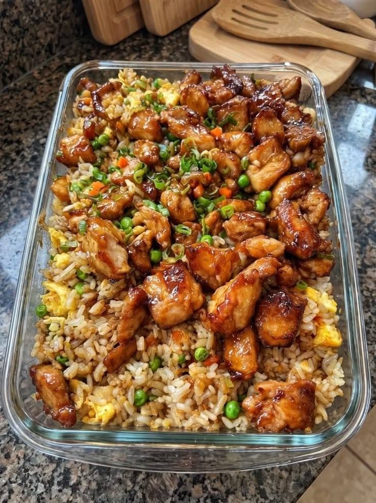 Teriyaki Chicken with Fried Rice