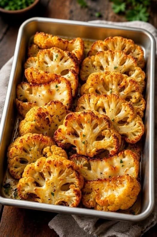 Crispy Roasted Cauliflower Steaks