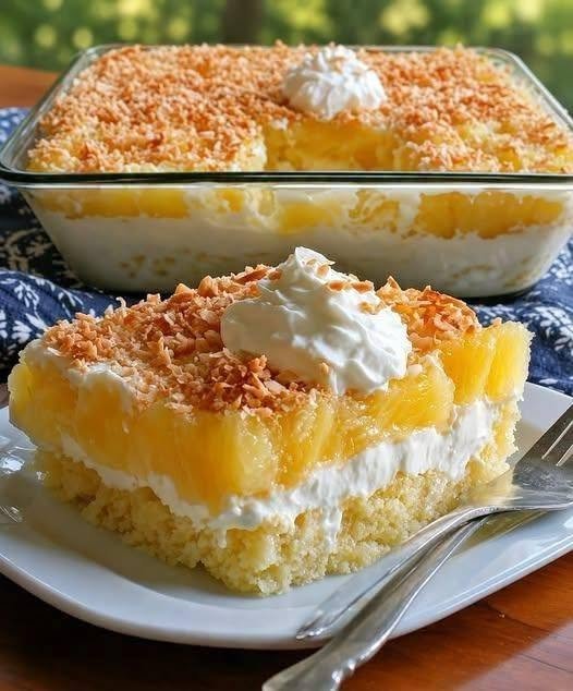 Pineapple Cream Cake