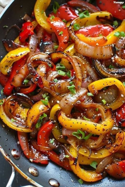 Sizzling Peppers and Onions (Simple Recipe)