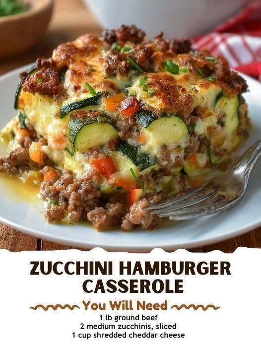 Zucchini Hamburger Casserole