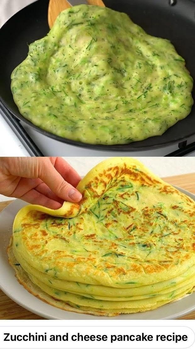 Zucchini and Cheese Pancakes