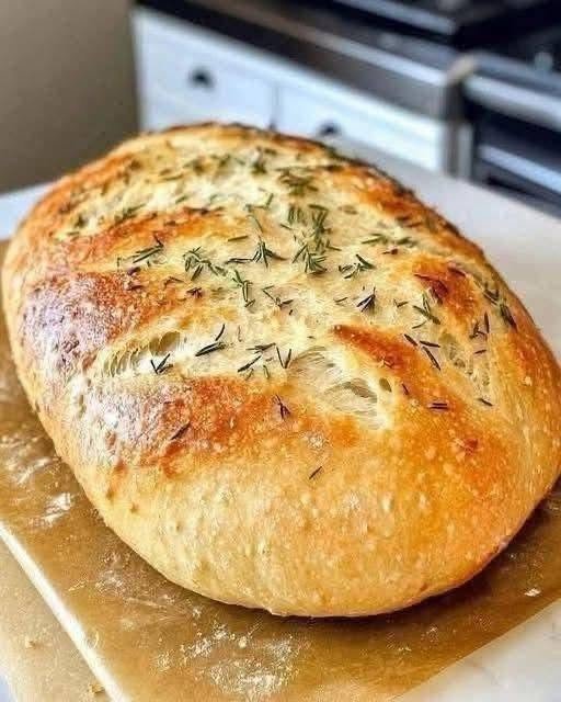 Rustic Rosemary Artisan Bread