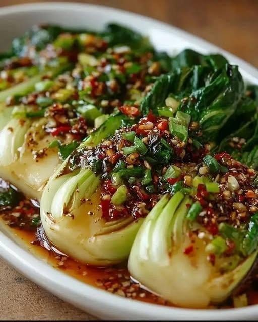 Garlic Chili Bok Choy