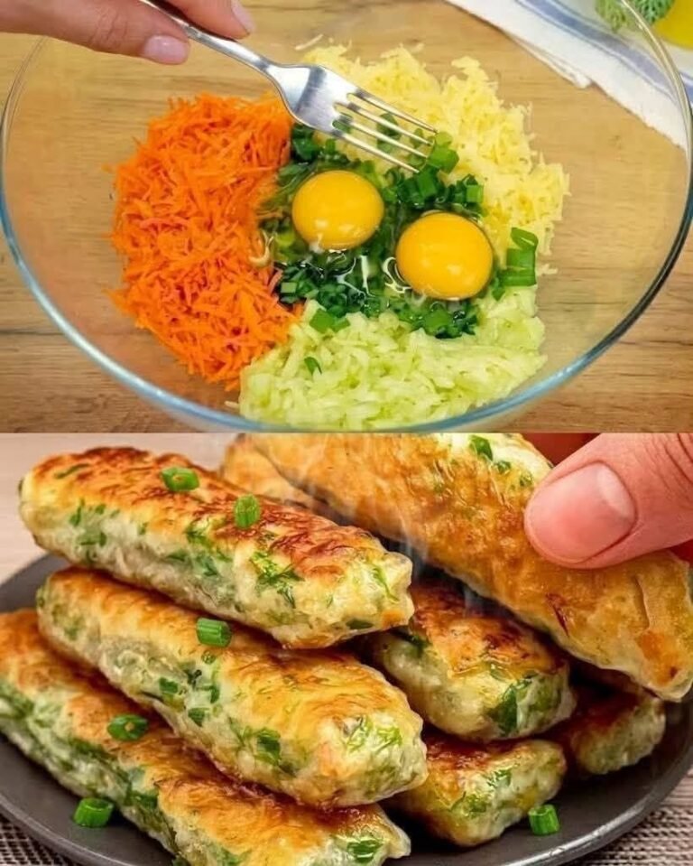 Crispy Vegetable Fritters (Zucchini, Potato & Carrot Patties)