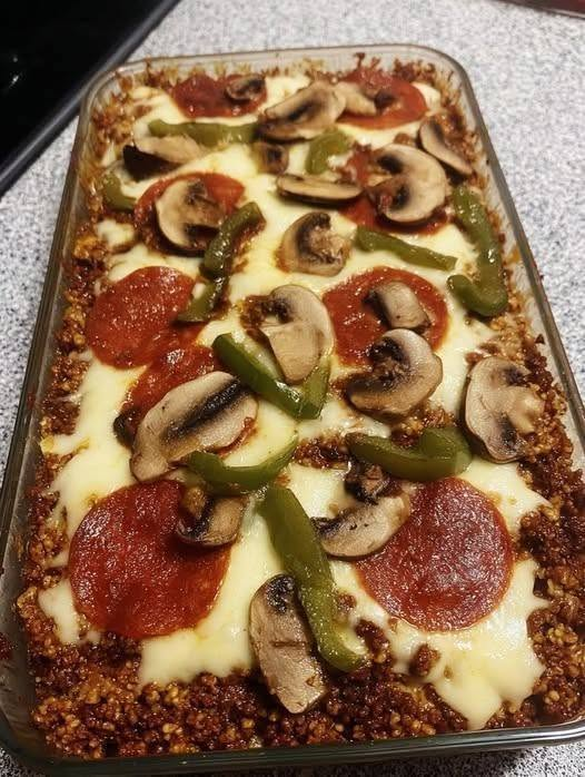 Low-Carb Pizza Casserole