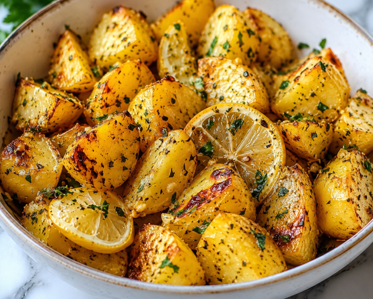 Greek Lemon Potatoes