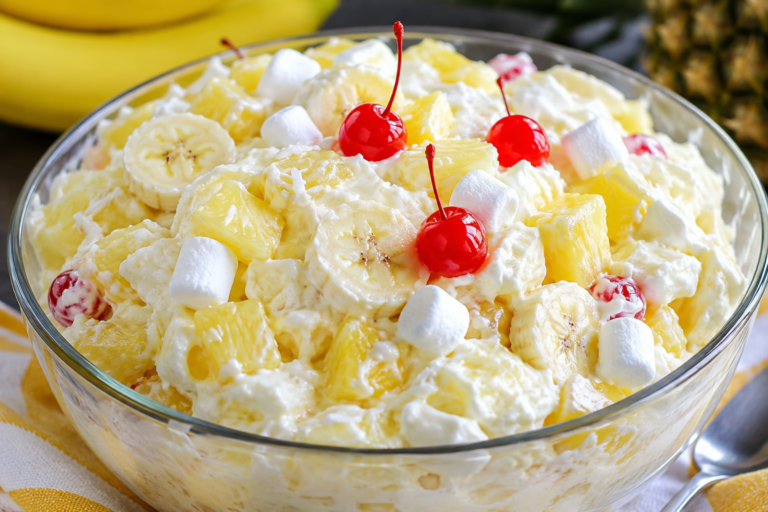 Banana Pineapple Fluff Salad