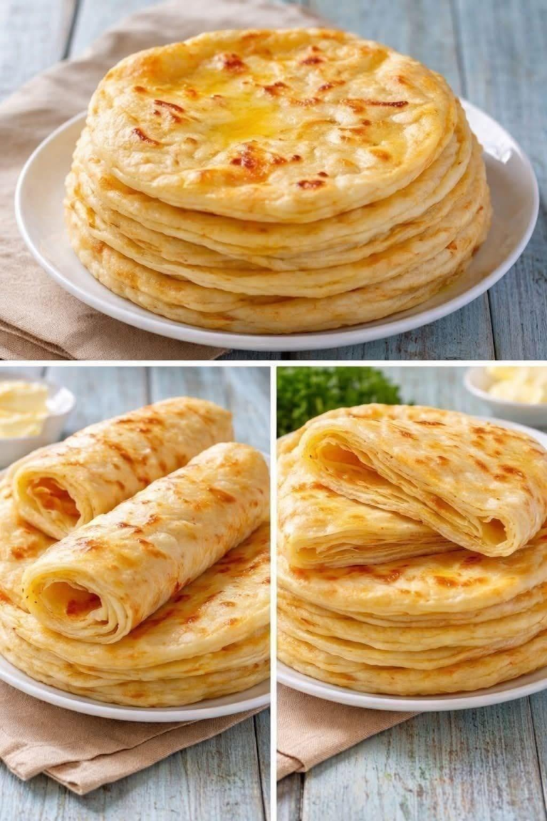 Layered Cheese Flatbreads