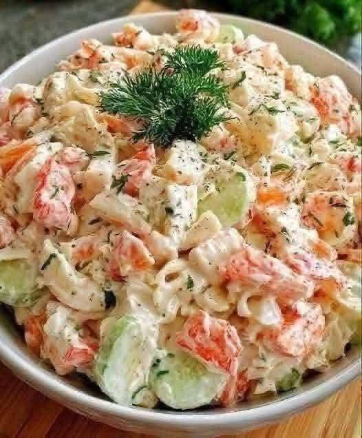 Creamy Shrimp Macaroni Salad