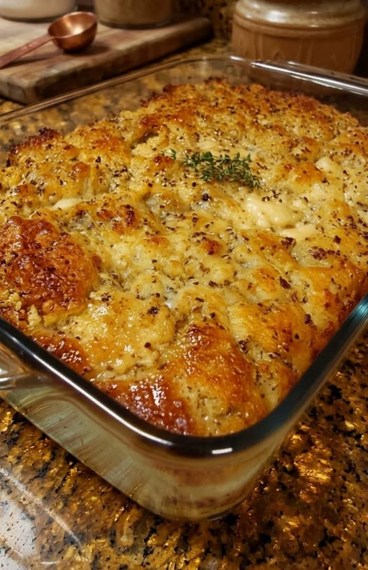 Cheesy Garlic Pull-Apart Bread Bake