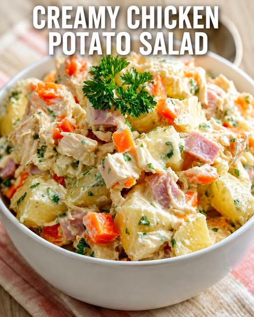 Creamy Chicken Potato Salad