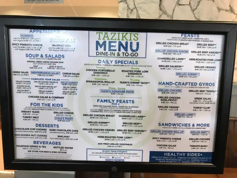 Tazikis Menu With Prices USA 2026: Gyros, Feasts, and Catering 1 Tazikis Menu With Prices USA 2026: Gyros, Feasts, and Catering