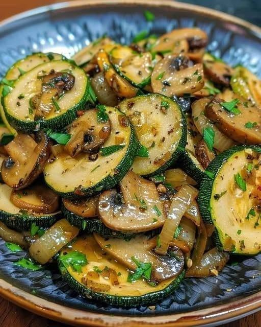 Sautéed Zucchini & Mushrooms